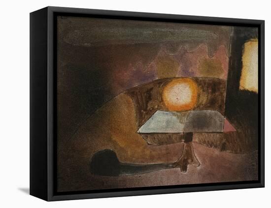 The Lamp on the Terrace; Die Lampe Auf Dem Balcon-Paul Klee-Framed Stretched Canvas