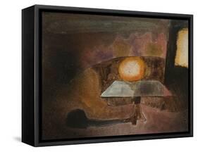 The Lamp on the Terrace; Die Lampe Auf Dem Balcon-Paul Klee-Framed Stretched Canvas