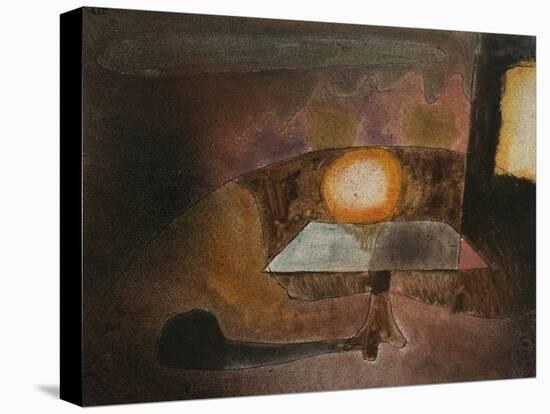 The Lamp on the Terrace; Die Lampe Auf Dem Balcon-Paul Klee-Stretched Canvas