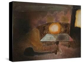 The Lamp on the Terrace; Die Lampe Auf Dem Balcon-Paul Klee-Stretched Canvas