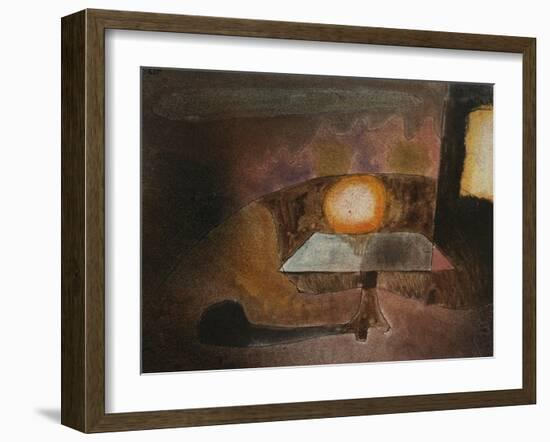 The Lamp on the Terrace; Die Lampe Auf Dem Balcon-Paul Klee-Framed Giclee Print