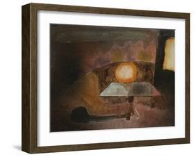 The Lamp on the Terrace; Die Lampe Auf Dem Balcon-Paul Klee-Framed Giclee Print