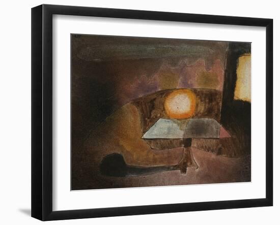 The Lamp on the Terrace; Die Lampe Auf Dem Balcon-Paul Klee-Framed Giclee Print