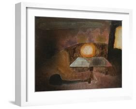 The Lamp on the Terrace; Die Lampe Auf Dem Balcon-Paul Klee-Framed Giclee Print