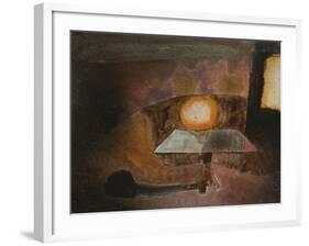 The Lamp on the Terrace; Die Lampe Auf Dem Balcon-Paul Klee-Framed Giclee Print