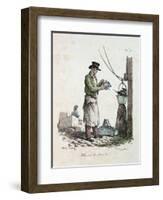 The Lamplighter, Engraved by Francois Seraphin Delpech-Antoine Charles Horace Vernet-Framed Giclee Print