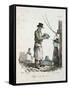The Lamplighter, Engraved by Francois Seraphin Delpech-Antoine Charles Horace Vernet-Framed Stretched Canvas