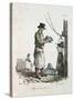 The Lamplighter, Engraved by Francois Seraphin Delpech-Antoine Charles Horace Vernet-Stretched Canvas