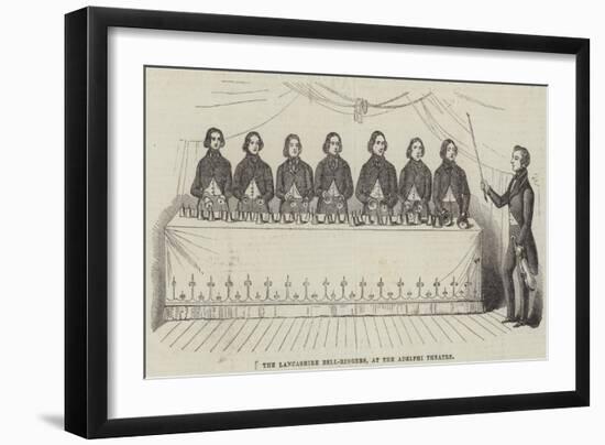 The Lancashire Bell-Ringers, at the Adelphi Theatre-null-Framed Giclee Print