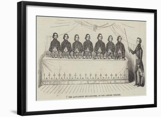 The Lancashire Bell-Ringers, at the Adelphi Theatre-null-Framed Giclee Print