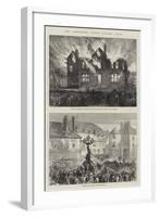 The Lancashire Cotton Factory Riots-null-Framed Giclee Print