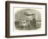 The Lancaster and Switzerland Running the Vicksburg Batteries, March 1863-null-Framed Giclee Print