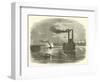 The Lancaster and Switzerland Running the Vicksburg Batteries, March 1863-null-Framed Giclee Print