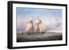 The Lancefield approaching Perch Rock Fort an Lighthouse in the Mersey, 1851-Samuel Walters-Framed Giclee Print