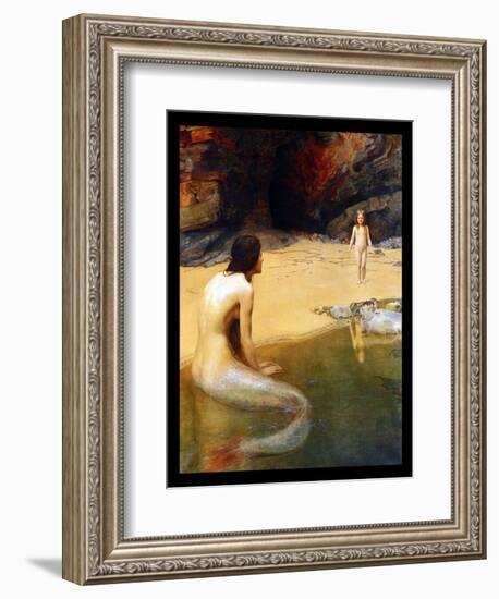 The Land Baby-John Collier-Framed Art Print