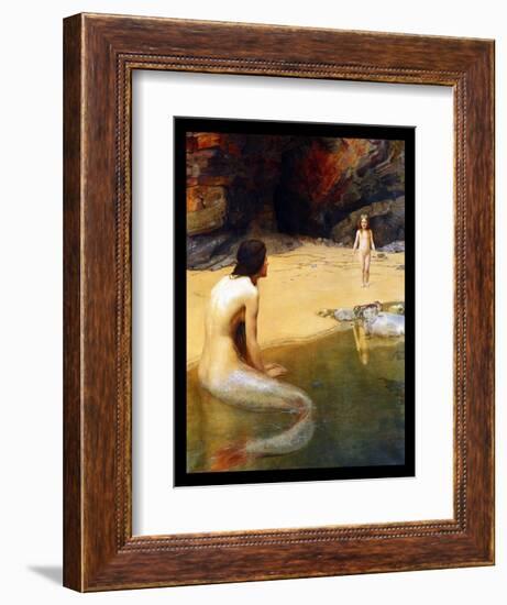 The Land Baby-John Collier-Framed Art Print