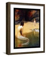 The Land Baby-John Collier-Framed Art Print