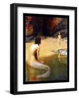 The Land Baby-John Collier-Framed Art Print