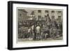 The Land League Agitation in Ireland, a Sheriff's Sale of Cattle, to Pay Rent-Aloysius O'Kelly-Framed Giclee Print