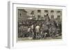 The Land League Agitation in Ireland, a Sheriff's Sale of Cattle, to Pay Rent-Aloysius O'Kelly-Framed Giclee Print