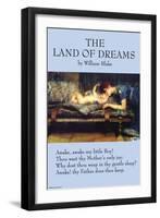 The Land of Dreams-William Blake-Framed Art Print