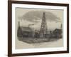 The Land of Oil, Exterior of an Oil-Working-null-Framed Giclee Print