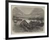 The Land of Oil, Transport of Barrels on Oil Creek-null-Framed Giclee Print