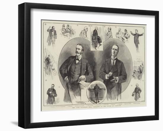 The Land Purchase Bill, Sketches in the House of Commons-Thomas Walter Wilson-Framed Giclee Print