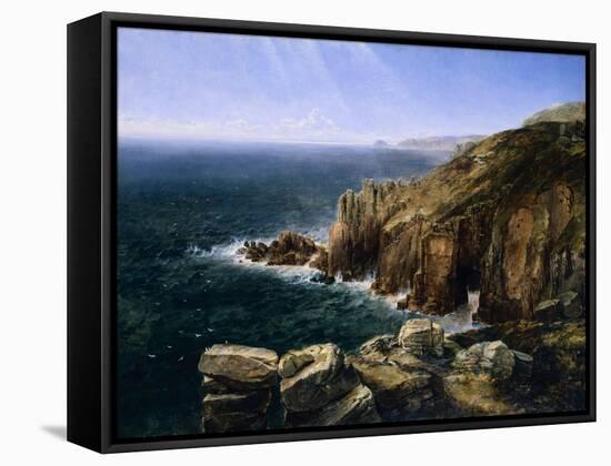 The Land's End, Cornwall-Thomas Creswick-Framed Stretched Canvas