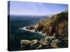 The Land's End, Cornwall-Thomas Creswick-Stretched Canvas