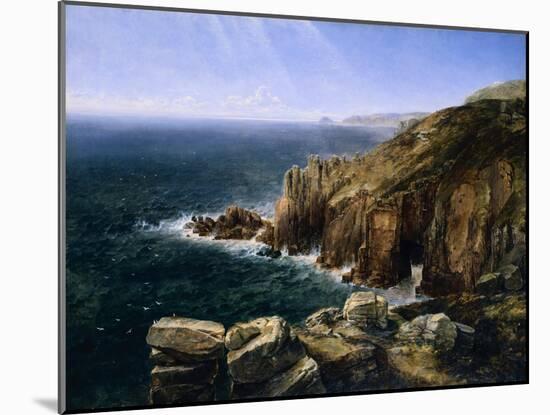 The Land's End, Cornwall-Thomas Creswick-Mounted Giclee Print