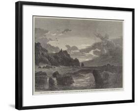 The Land's-End, Sunset before a Stormy Night-Samuel Phillips Jackson-Framed Giclee Print