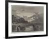 The Land's-End, Sunset before a Stormy Night-Samuel Phillips Jackson-Framed Giclee Print