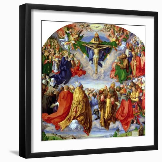 The Landauer Altarpiece, All Saints Day, 1511-Albrecht Dürer-Framed Giclee Print