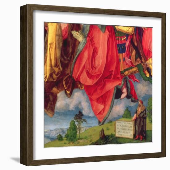 The Landauer Altarpiece, All Saints Day, 1511-Albrecht Dürer-Framed Giclee Print