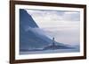 The Landegode lighthouse near Bodo on the north west coast of Norway-Ellen Rooney-Framed Photographic Print