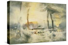 The Landing at Dieppe, 19th August 1942-Richard Eurich-Stretched Canvas