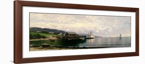 The Landing, Bailey Island, Maine, C.1907-Alfred Thompson Bricher-Framed Giclee Print