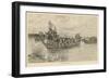 The Landing of Cadillac-Howard Pyle-Framed Giclee Print