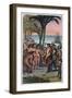 The Landing of Christopher Columbus-Stefano Bianchetti-Framed Giclee Print