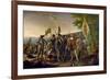 The Landing of Columbus Historical-null-Framed Art Print