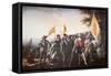 The Landing of Columbus in America in 1492-John Vanderlyn-Framed Stretched Canvas