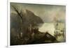 The Landing of Henry Hudson-Robert Walter Weir-Framed Giclee Print