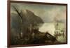 The Landing of Henry Hudson-Robert Walter Weir-Framed Giclee Print