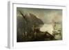 The Landing of Henry Hudson-Robert Walter Weir-Framed Premium Giclee Print