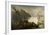 The Landing of Henry Hudson-Robert Walter Weir-Framed Giclee Print