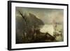 The Landing of Henry Hudson-Robert Walter Weir-Framed Giclee Print