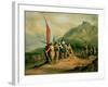 The Landing of Jan Van Riebeeck (1619-77) 6th April 1652, 1850-Charles Bell II-Framed Giclee Print