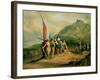 The Landing of Jan Van Riebeeck (1619-77) 6th April 1652, 1850-Charles Bell II-Framed Giclee Print