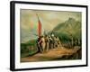 The Landing of Jan Van Riebeeck (1619-77) 6th April 1652, 1850-Charles Bell II-Framed Giclee Print